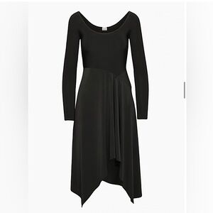 Aritzia Wilfred Nuage Black Dress - Size Large - NWT